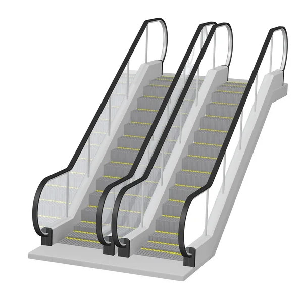 3d render of escalator stairs — Stock Photo, Image