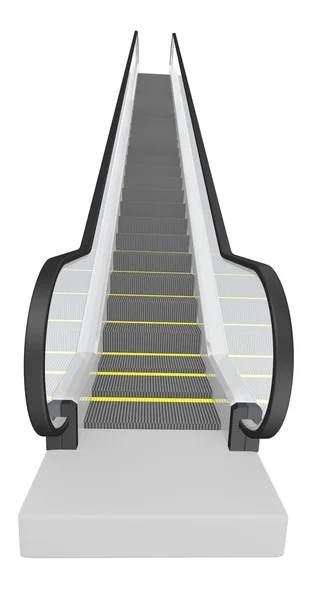 3D činí z eskalátoru schodiště — Stock fotografie