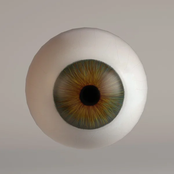 3D renderowania ludzkiego oka — Zdjęcie stockowe