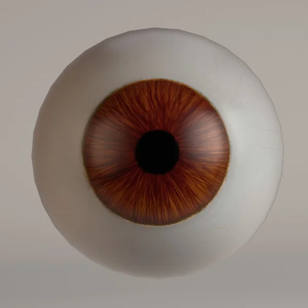 人眼的 3d 呈现器 — 图库照片