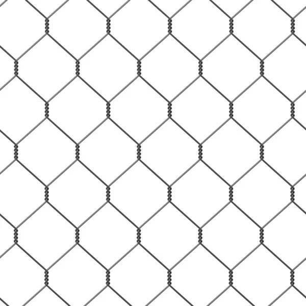 3d візуалізація дротяного паркану — стокове фото