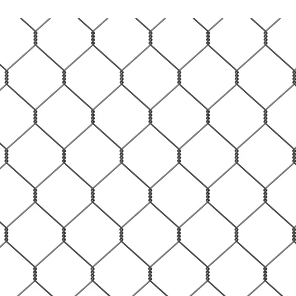 3d render of wire fence — Stock Photo, Image
