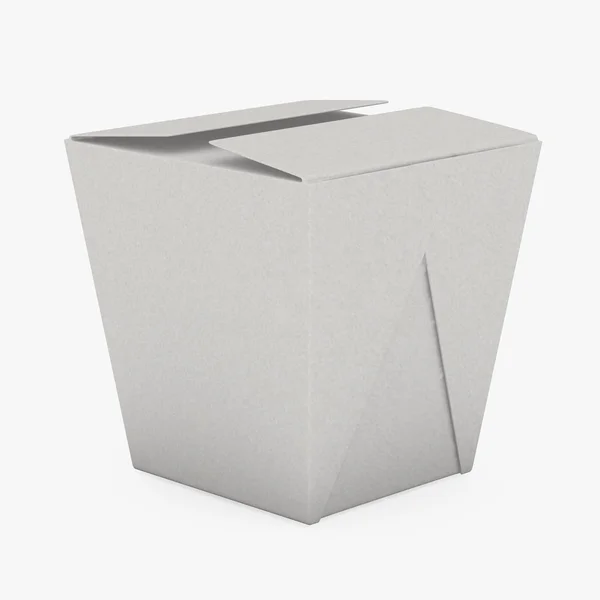3d renderização de caixa de alimentos — Fotografia de Stock