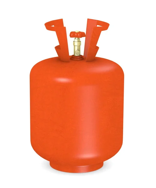 3D-Darstellung von Gasbehältern — Stockfoto