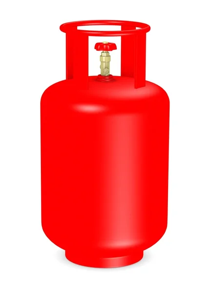 3D-Darstellung von Gasbehältern — Stockfoto