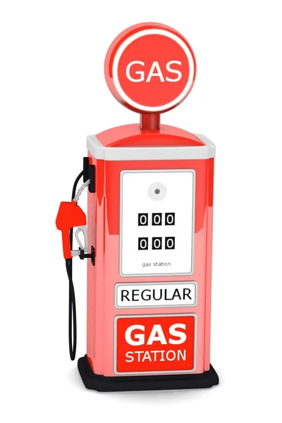3d rendering del distributore di benzina — Foto Stock