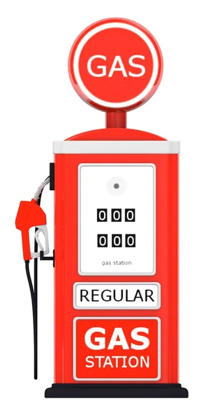 3d renderização de posto de gasolina — Fotografia de Stock