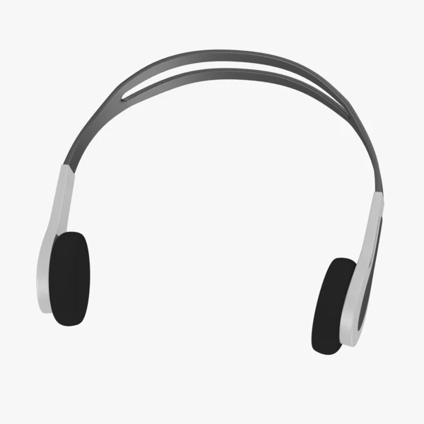 3D render fejhallgató — Stock Fotó