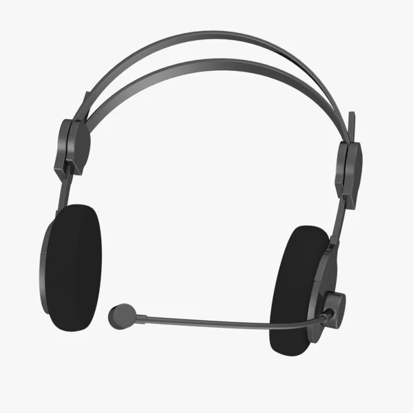 Renderizado 3D de auriculares —  Fotos de Stock