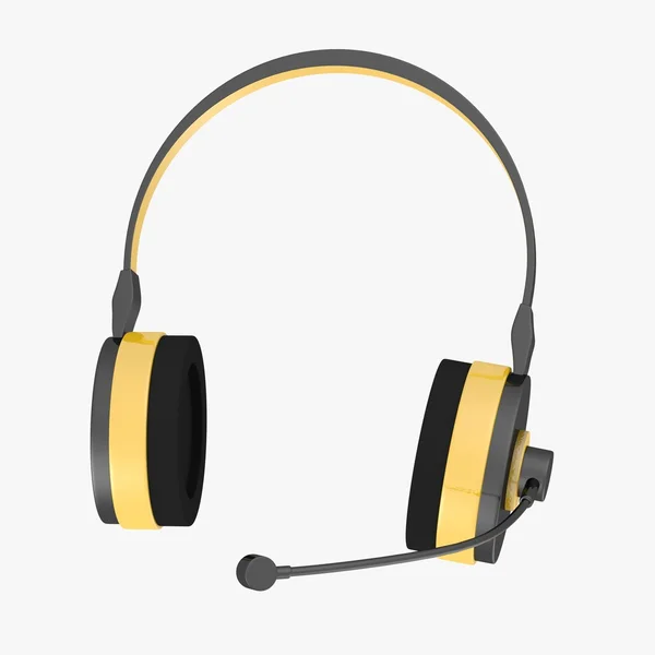 3D render fejhallgató — Stock Fotó