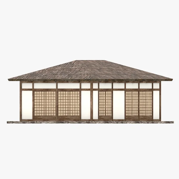 3d render of japanese house — Stock Photo, Image