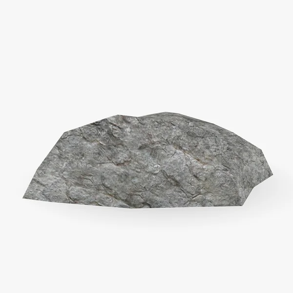3D render lowpoly kamienia — Zdjęcie stockowe