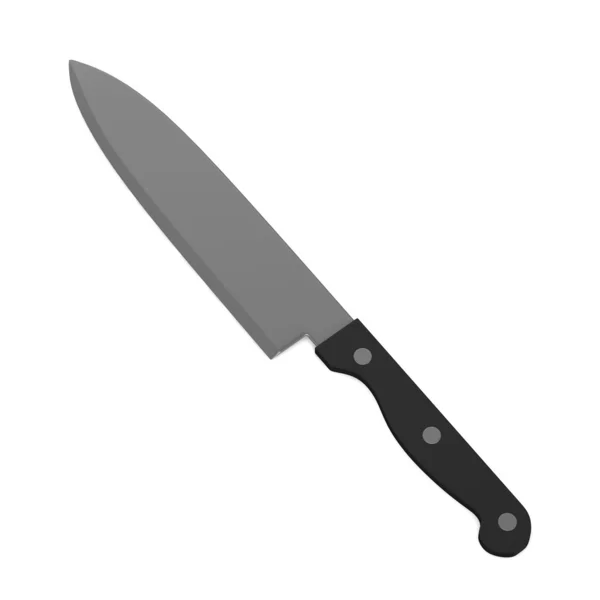 Mutfak bıçak 3D render — Stok fotoğraf