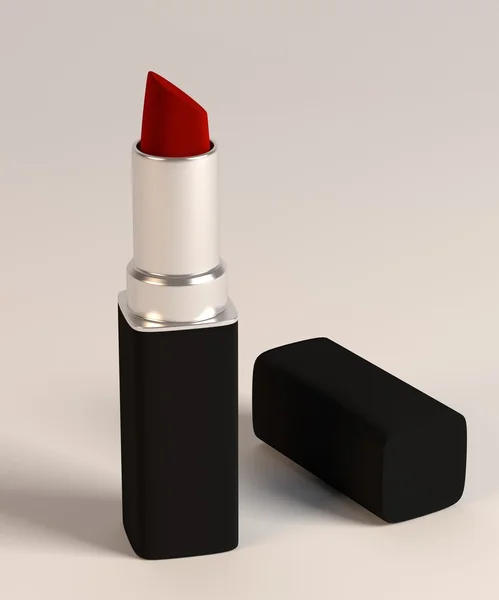 3D render van lippenstift (make-up) — Stockfoto