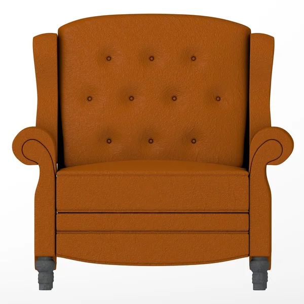 3d 呈现器的豪华扶手椅 — 图库照片