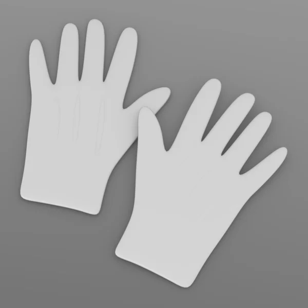 3D vykreslení kouzelník rukavic — Stock fotografie
