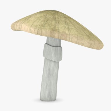 amanita phalloides 3D render