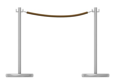 3D render stand bariyer