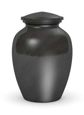 3d render of urn for ashes clipart