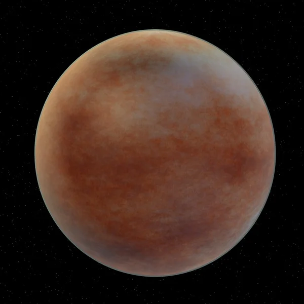 Mars gezegenin 3D render — Stok fotoğraf
