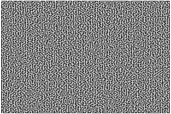 3d renderização de labirinto detalhado grande — Fotografia de Stock