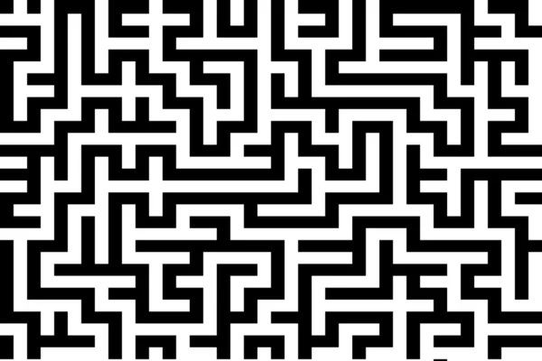 3D gör för stora detaljerade labyrint — Stockfoto