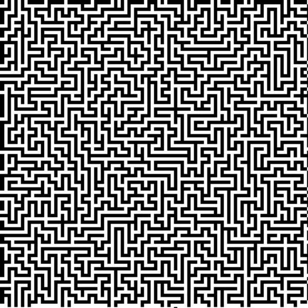 3D-Darstellung eines großen, detaillierten Labyrinths — Stockfoto