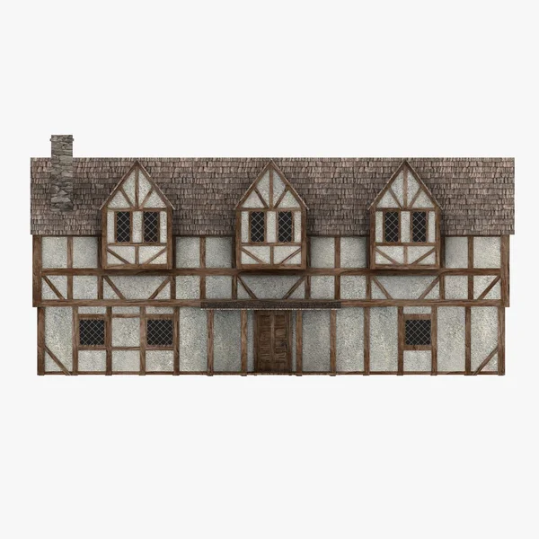 3d renderizado de edificio medieval —  Fotos de Stock