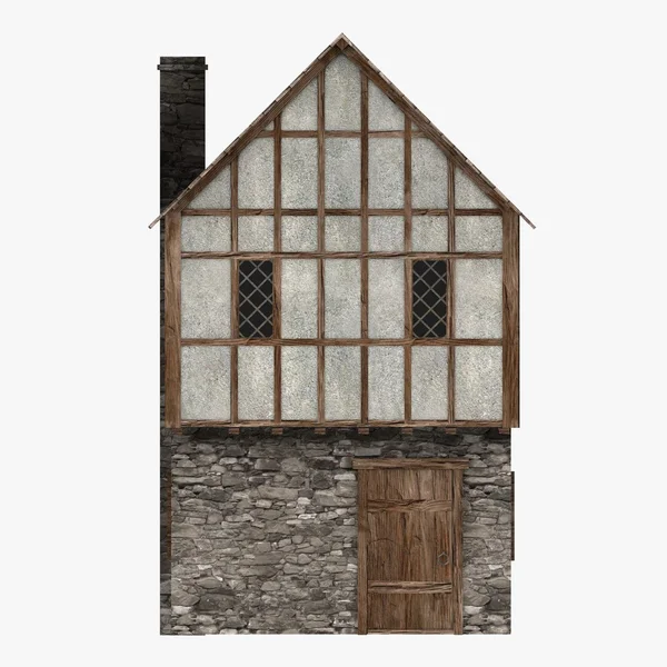 3d render bangunan abad pertengahan — Stok Foto