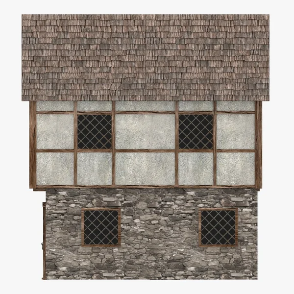 3d renderizado de edificio medieval —  Fotos de Stock