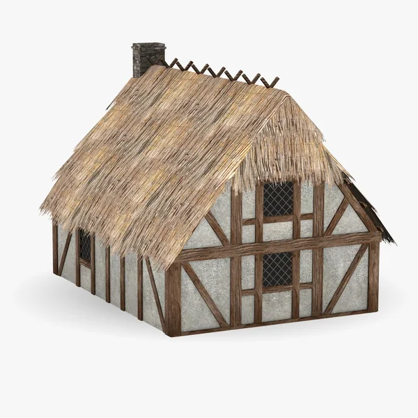 3d render of medieval building — Stock Photo, Image