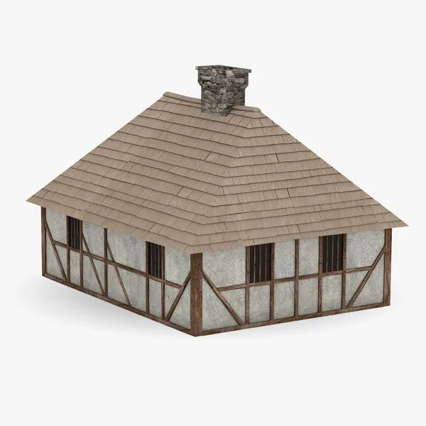 3d render of medieval building — Stock Photo, Image