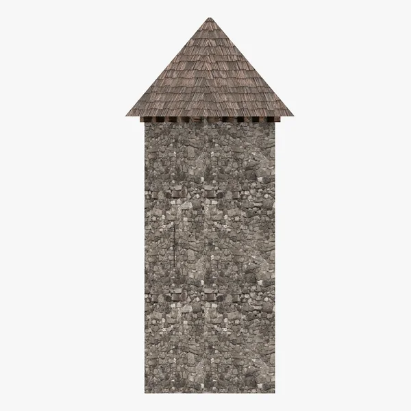 3d renderização da torre medieval — Fotografia de Stock