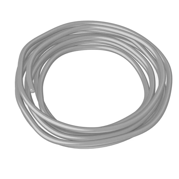 3d render of wire (from metal) — Stock Photo, Image