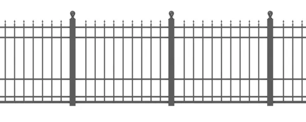3d rendering di recinzione in metallo — Foto Stock