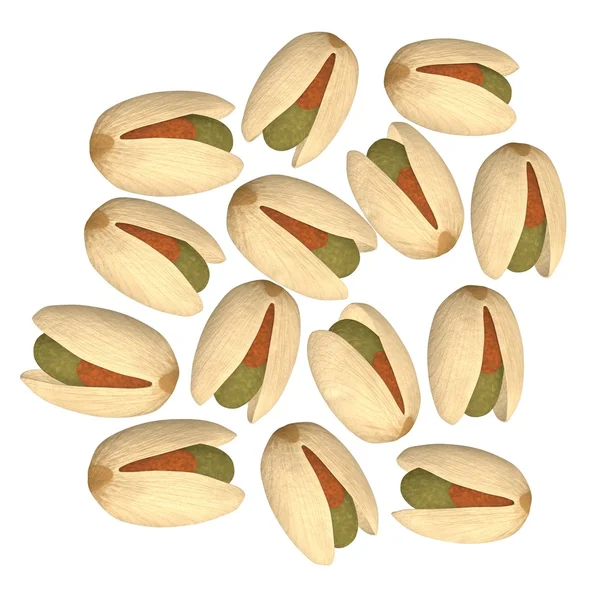 3d render of nut (natural food) — Stock Photo, Image