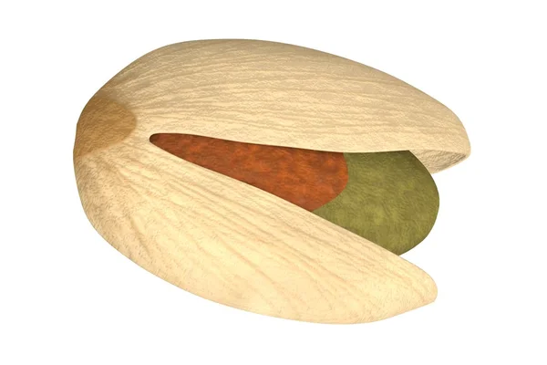 3D-Darstellung von Nüssen (natürliche Nahrung)) — Stockfoto