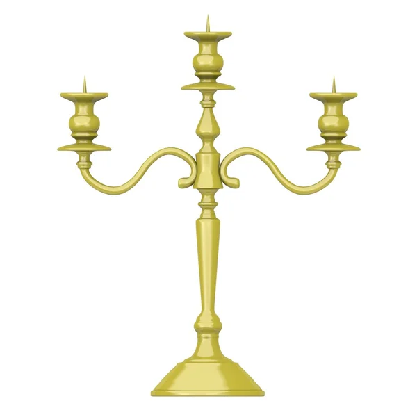 3d render of old candlestick — Stock Photo, Image