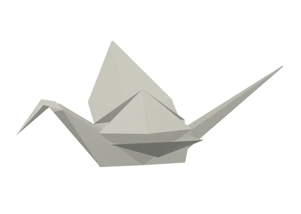 Origami hayvan 3D render — Stok fotoğraf