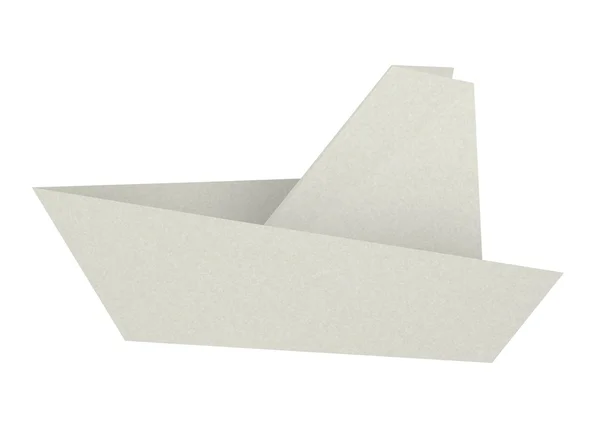 3D καθιστούν origami πλοίου — Φωτογραφία Αρχείου