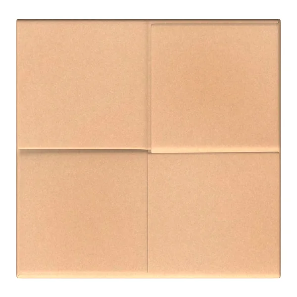 3d визуализация бумажного пакета — стоковое фото