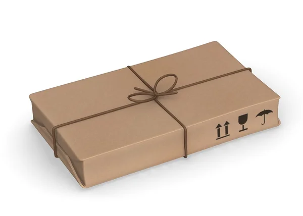 3d render of paper package — Stock Photo, Image