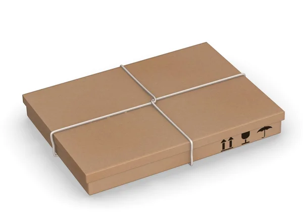3d renderização de pacote de papel — Fotografia de Stock