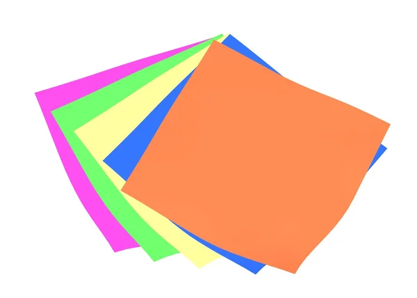 3d renderizado de papel pequeño para notas —  Fotos de Stock