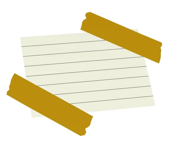 3d renderização de papel pequeno para notas — Fotografia de Stock