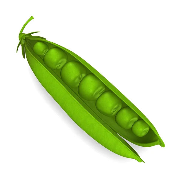 stock image 3d render of peas vegatable
