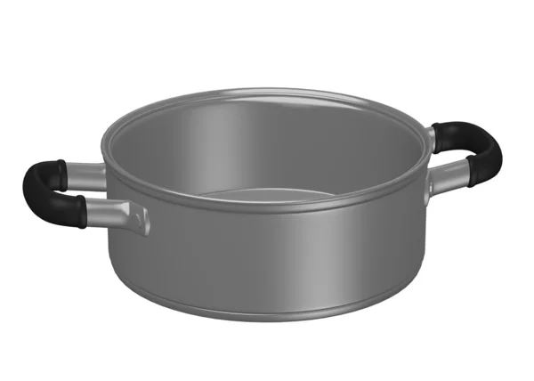 3d renderizado de olla de cocina — Foto de Stock