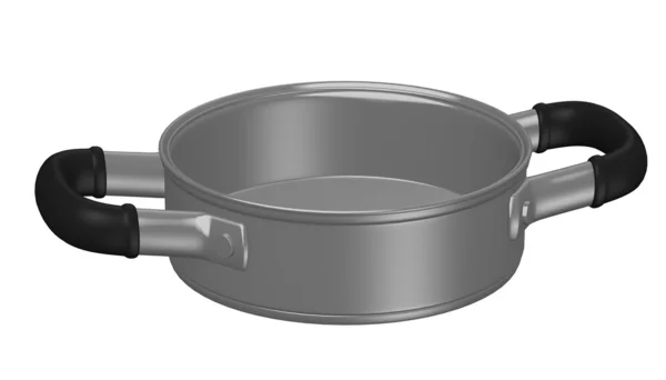 鍋料理の 3 d レンダリング — ストック写真
