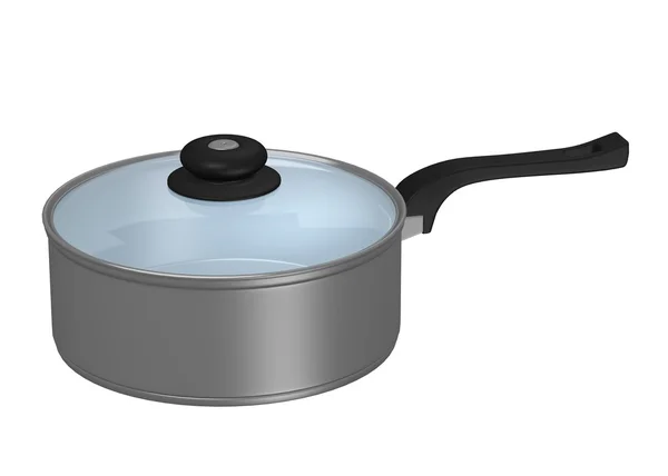 3d renderização de panela de cozinhar — Fotografia de Stock