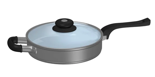 3d render pot pişirme — Stok fotoğraf